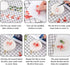 OLYCRAFT 35 Sheets 3D Goldfish Film Stickers - Koi Pond Painting, Lotus Leaf Resin Decorate for Craft Art...