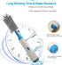 Electric Bottle Brush Cleaner Set, Baby Bottle Brush Cleaning with Rechargeable?Waterproof Replaceable Nipple and Straw Silicone Brush Blue...