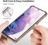 KIOMY Clear Case for Samsung Galaxy S21 5G Airbag Corners Shockproof Bumper Protective Phone Cover, Hybrid Design Hard PC Back with Flexible TPU F...