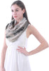 Lina & Lily Cat Animal Print Women's Infinity Scarf Lightweight...