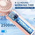 Mini Handheld Fan, Neck Fan, Portable Fan Rechargeable, 2500mAh Rechargeable USB Fan, 180° Adjustable,3 Speed Personal Small Desk Fan, Strong Airf...