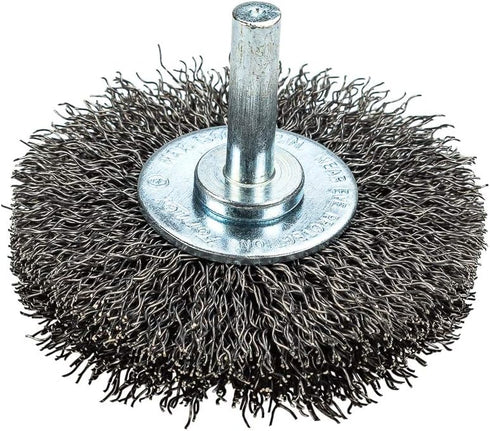 Forney 60015 Wheel Brush, Coarse Crimped Wire with 1/4-Inch Shank, 2-1/2-Inch...