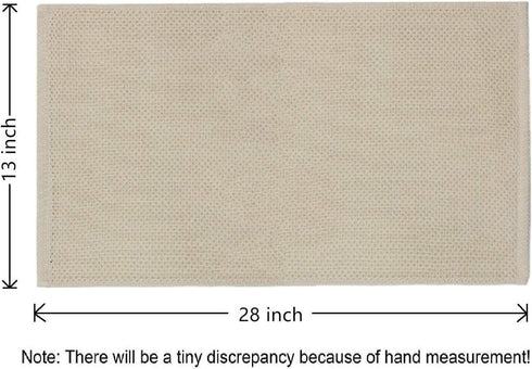 Mia's Dream Soft Absorbent Cotton Waffle Weave Kitchen Dish Cloth Washcloth, 13x28 inch 3 Pack (Beige)...