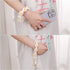 2 PCS Boho Macrame Phone Wrist Strap, Cute Cell Phone Lanyard with Tether Tab Floral Smartphone Wristlet Bracelet Keychain Anti Theft Strap for Wo...