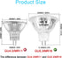 MR16 Halogen Bulb 35W Dimmable 12V GU5.3 Bi-pin Base Spotlight with Long Lifespan, 6 Pack MR16 Bulbs with Clear Glass Cover for Landscape Lights, ...