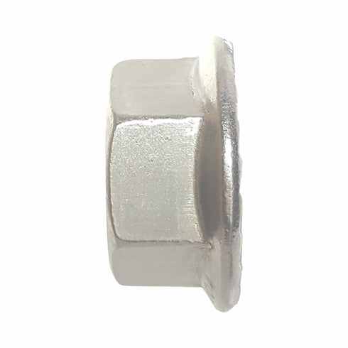 Serrated Flange Nuts - 1/2"-20 (10-Pack) Fine, Plain Finish, Stainless Steel 18-8 Hex Lock Hardware Nuts for Industrial & Home Use...