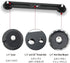 8"/20cm Dual Speedlite Camera Mount Tripod Bracket Flash Extension Bar, LED Video Light, DSLR Flash Light...