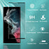 UEEBAI for Samsung Galaxy S22 Ultra 5G Privacy Screen Protector, 2 Pack 9H Hardness Anti Spy Private Tempered Glass Film Bubble Free Film Case Fri...
