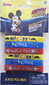 Unique Disney Mickey Mouse Birthday Party Supplies Bundle includes 12 Plastic Rubber Bracelets and 1 Dinosaur Sticker Sheet...