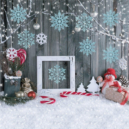 DearHouse 36pcs Plastic Snowflake Ornaments, Tiny Sparkling Glitter Snowflake Ornaments on String Hanger for Christmas Tree Decorations (Blue)...
