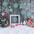 DearHouse 36pcs Plastic Snowflake Ornaments, Tiny Sparkling Glitter Snowflake Ornaments on String Hanger for Christmas Tree Decorations (Blue)...