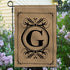 Anley Classic Monogram Letter G Garden Flag, Double Sided Family Last Name Initial Yard Flags - Personalized Welcome Home Decor - Weather Proof & ...