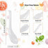 Comicfs Asian Soup Spoons 12 pieces, 12HSP-W, Large Japanese Soup Spoons, Soba Rice Pho Ramen Noodle Soup Spoon, Chinese Won Ton Soup Spoon, Hook ...