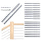 Sexyrobot 20Pcs 1/8" Swage Lag Screws T316 Stainless Steel Left&Right Cable Railing Hardware Stair Deck Railing Kit for Wood Post Horizontal Verti...