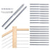 Sexyrobot 20Pcs 1/8" Swage Lag Screws T316 Stainless Steel Left&Right Cable Railing Hardware Stair Deck Railing Kit for Wood Post Horizontal Verti...