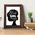8 x 10 Inch Inspirational Wall Décor Teen Black Girls Bedroom Décor Makeup Lash Lips Wall Art Poster, Motivational Design for Bathroom Beauty Salo...