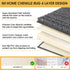 Upgrade Luxury Grey Bathroom Rug Mat Gray 20"x32", Ultra Soft Thick Absorbent Bath Mats, Non Slip Chenille Toilet Mat for Bathroom, Bedroom, Kitch...