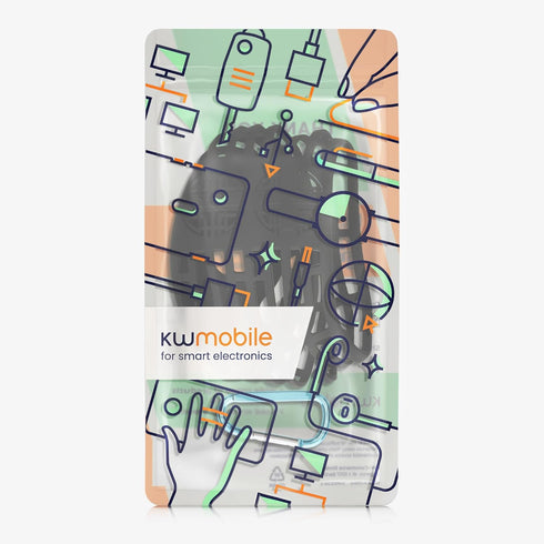 kwmobile Silicone Case Compatible with UE Wonderboom 2 / Wonderboom 1 - Case Protective Mini Speaker Cover - Black...