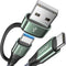 AINOPE USB C to USB C Cable 6FT 3.1A Type C to Type C Cable Sturdy Nylon Braided USB A/C to USB-C Cable Compatible with iPad Pro/Air/Mini 6 MacBoo...