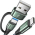 AINOPE USB C to USB C Cable 6FT 3.1A Type C to Type C Cable Sturdy Nylon Braided USB A/C to USB-C Cable Compatible with iPad Pro/Air/Mini 6 MacBoo...