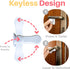 Inaya Child Proof Door Lever Lock (4-Pack) - Door Handle Lock - 3M Adhesive - Minimalist Design - No Drilling Child Safety Door Handle Locks...