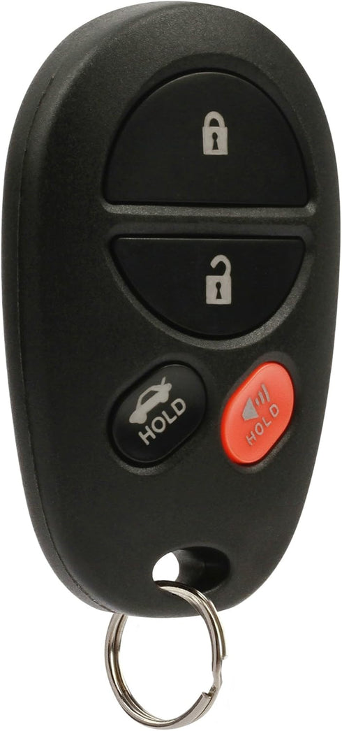 Key Fob Keyless Entry Remote fits Toyota Avalon, Solara 2005 2006 2007 2008 (GQ43VT20T 4-Btn)...