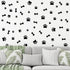 76 Pieces Dog Paw Decal Paw Print Sticker Dog Room Decor for Walls Pup Removable Vinyl Wall Sticker Decoration Animal Footprint for Nursery Bedroo...