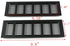 Geesatis 2 Pcs Louvered Ventilation Grille Air Vent for Cabinet Shoe Cabinet Hardware Accessories Ventilation Cover, with Mounting Screws, Black, ...