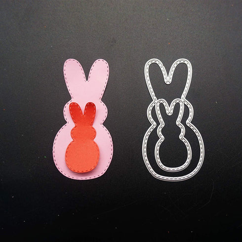 Easter Die Cuts for Card Making,Easter Egg Cutting Dies Rabbit Embossing Template for Scrapbooking DIY Cards Album Crafts Supplies Decorations...