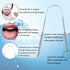 2Pcs Stainless Steel Tongue Scrapers,U Shaped Tung Scraper Tounge Scrapper Bad Breath Removal Oral Health Protection Tongue Cleaner...