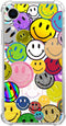 Cute Hippie Smile Face Phone Case for iPhone XR, Colorful Retro Smile Face Case Compatible with iPhone XR for Girls Boys Women Men, Unique Trendy ...
