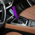 Purple Shift Knob Aluminum Shifter Gear Knob Long Shift Lever Knob for Most Manual Automatic Vehicles...
