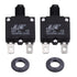 6 Amps Thermal Circuit Breakers, 125/250V AC 32V DC Push Button Manual Reset Overload Protector Circuit Breaker Switch 6A 5 Pack...