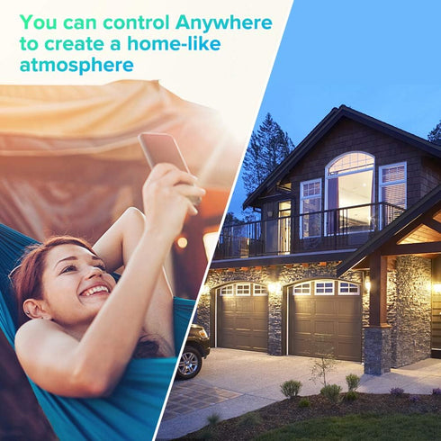 Smart Light Bulbs, 16W 1600 Lumens WiFi LED Color Changing A21 Bulb 100W Equivalent Dimmable 2700K-6500K RGBCW, Tunable White Works with Alexa, Go...