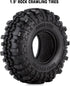 INJORA RC Tires 1.9inch 4Pcs RC Rubber Tyre Set Wheel Tires for 1:10 RC Crawler Axial SCX10 90046 SCX10 III AXI03007 Tamiya CC01 D90 D110...