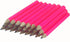 ezpencils - Neon Pink Barrel Golf (1/2 a pencil - Pew pencils) Hexagon Pencils without Eraser - 48 pkg - No Eraser - # 2 HB Lead - Sharpened - Non...