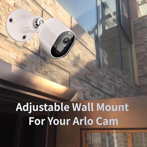 Adjustable Wall Mount for Arlo Pro/Pro 2,/Ultra/Pro 3/Pro 4/ Essential Spotlight Camera, Indoor/Outdoor Mounting Bracket for Your Surveillance Cam...