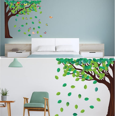 128 Pcs Classroom Tree Bulletin Board Set Woodland Whimsy Tree for Bulletin Board Leaves Cutout Classroom Tree Wall Decor for School Classroom Cha...