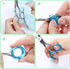 16Pcs Soft Silicone Scissors Finger Rings Pet Shears Finger Inserts Rings Grips Inserts Grooming Shear Thumb Inserts Finger Protector Ring Scissor...