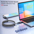 1FT Short USB C to USB C 3.2 Gen 2×2 Cable 20Gbps, Right Angle High Speed Data Transfer 4K Video Output 90 Degree 100W Fast Charging for iPhone 15...