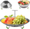 Vegetable Steamer Basket, Stainless Steel Folding Steamer, Insert for Veggie Fish Seafood Cooking, Expandable to Fit Various Size Pot(5.1" to 9")...