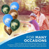Gone Fishin' Party Balloons (6 pcs.)! 6-pack of 12" Latex balloons in 3 vibrant colors. Tone-matching| Largemouth Bass print on Both Sides. by Hav...