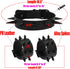 3 Pieces Punk Gothic Jewelry Accessories,Faux Leather Choker and PU Bracelet Cuffs Combo,Black Spikes Design...