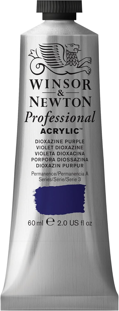 Winsor & Newton Professional Acrylic Paint, 60ml (2-oz) Tube, Dioxazine Purple...
