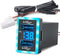 MICTUNING Upgraded Dual USB Port 6.4A QC3.0 Quick Charger with Blue LED Digital Voltmeter Replacement for Toyota, Compatible with Cellphone iPad P...
