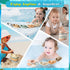 Bath Toys - Floating Boats with Bathing Spoon,Mold Free Baby Bath Toys for Kids Age 1-3,Pool Toys Toddler Age 1-3,Bath Tub Toys for Baby,Bath Toys...