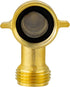 RecPro RV 90 Degree Hose Elbow with Mesh Strainer | Solid Brass Garden Hose Elbow Adapter for RV Water Hose | City Water Inlet Elbow Fitting | Pre...