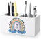 Maitys Teacher Appreciation Gifts Teacher Desk Organizer Wooden Pencil Holders Appreciation Pen Holders White Desktop Pen Organizer Teacher Desk D...