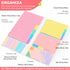 Sticky Notes Set, Post Self-Stick Notes Pads for Journaling Notebook Planner Study, Office Supplies College Essentials Back to School Supplies for...