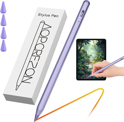 Stylus Pen for iPad,Tilt Sensitivity & Palm Rejection Magnetic Bluetooth Stylus Pen for iPad 9th&10th Generation Compatible with iPad Pro11&12.9''...
